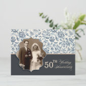 Einladungen zum 50. Foto (Stehend Vorderseite)