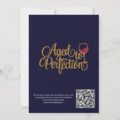 Einladungen zum 50. Geburtstag: Fünfzig Jahre, QR (Rückseite)