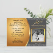 Einladungen zum 50. Hochzeitstag (Stehend Vorderseite)