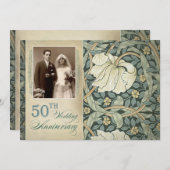 Einladungen zum 50. Hochzeitstag Foto (Vorne/Hinten)