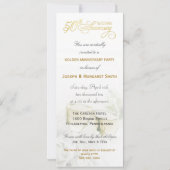 Einladungen zum 50. Hochzeitstag - große Einladung (Rückseite)