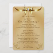 Einladungen zum 50. Jahrestag der Hochzeit (Rückseite)