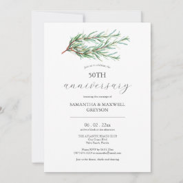 Einladungen zum 50. Jahrestag der Hochzeit botanis