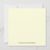 Einladungen zum 50. Jubiläum des Elfenbeingolden-F (Rückseite)