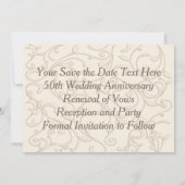 Einladungen zum 50. Jubiläum, Vorlagen für 5 Textf (Rückseite)