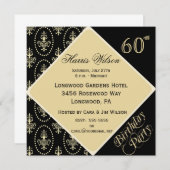 Einladungen zum 60.-69. Geburtstag (Vorne/Hinten)