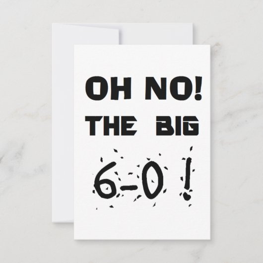 Einladungen zum 60. Geburtstag (Vorderseite)