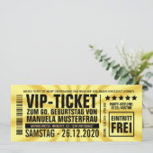 Einladungen zum 60. Geburtstag (“VIP”) (Stehend Vorderseite)