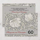 Einladungen zum 60. Hochzeitstag (Vorne/Hinten)