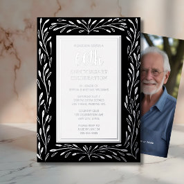 Einladungen zum 60. Hochzeitstag Schwarz