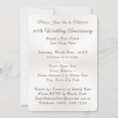 Einladungen zum 60. Hochzeitstag von Diamond (Rückseite)