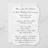 Einladungen zum 60. Jubiläum, Vorlage oder gedruck (Rückseite)