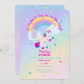 Einladungen zum 6. Geburtstag (Vorne/Hinten)