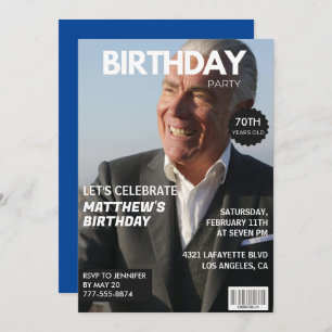 Einladungen zum 70. Geburtstag Men Him Magazine Co