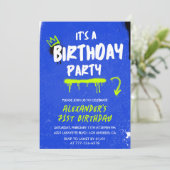 Einladungen zum 71. Geburtstag Männer Graffiti (Stehend Vorderseite)