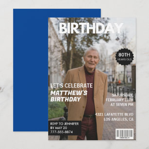 Einladungen zum 80. Geburtstag Männer Ihm Magazin-