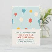 Einladungen zum 83. Geburtstag Balloons Moderne (Stehend Vorderseite)