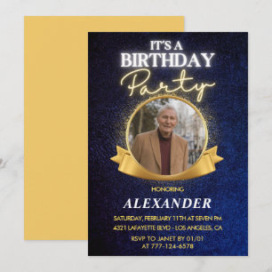 Einladungen zum 85. Geburtstag für Männer Elegant