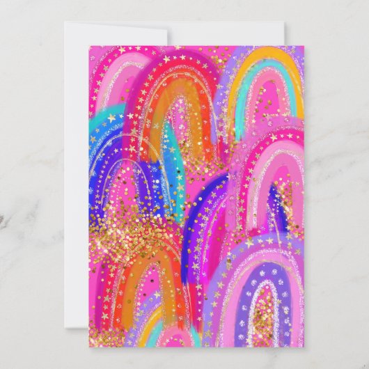 Einladungen zum 8. Geburtstag (Rückseite)