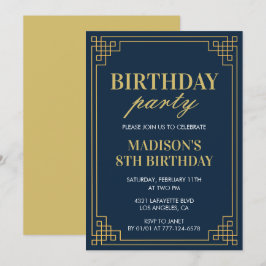 Einladungen zum 8. Geburtstag Geburtstagsfeier