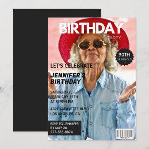 Einladungen zum 90. Geburtstag für sie Zeitschrift