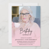 Einladungen zum 95. Geburtstag Geburtstag Abendess (Vorderseite)
