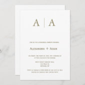 Einladungen zum Abendessen mit einfacher Probe in  (Vorne/Hinten)