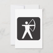 Einladungen zum Archery Symbol (Vorderseite)