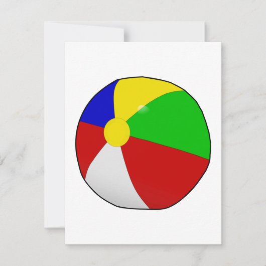 Einladungen zum Beach Ball (Vorderseite)
