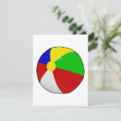 Einladungen zum Beach Ball (Stehend Vorderseite)