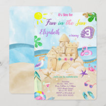 Einladungen zum Beach Birthday