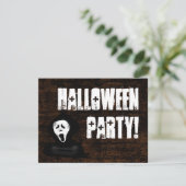 Einladungen zum beängstigenden Halloween-Party (Stehend Vorderseite)
