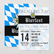 Einladungen zum Bierfest