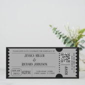 Einladungen zum Black And Wait Party (Stehend Vorderseite)