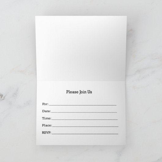 Einladungen zum Black Belt laden zur Veranstaltung (Innenseite)