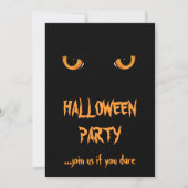 Einladungen zum Black Cat Halloween-Party (Vorderseite)
