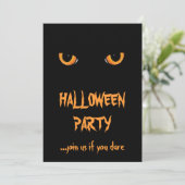 Einladungen zum Black Cat Halloween-Party (Stehend Vorderseite)