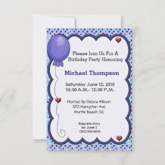 Einladungen zum Blue Balloon