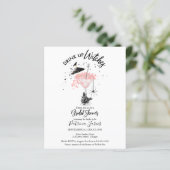 Einladungen zum Brautparty von Hexen (Stehend Vorderseite)