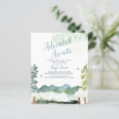 Einladungen zum Budget Adventure (Stehend Vorderseite)