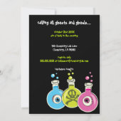 Einladungen zum Chemie-Halloween-Party (Rückseite)