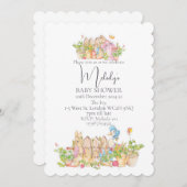 Einladungen zum Classic Peter Rabbit 12x18 Baby. (Vorne/Hinten)