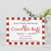 Einladungen zum Crawfish Boil (Stehend Vorderseite)