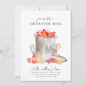 Einladungen zum Crawfish Boil | Crawfish Boil (Vorderseite)