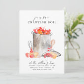 Einladungen zum Crawfish Boil | Crawfish Boil (Stehend Vorderseite)
