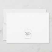 Einladungen zum Cupcake Foto (Rückseite)