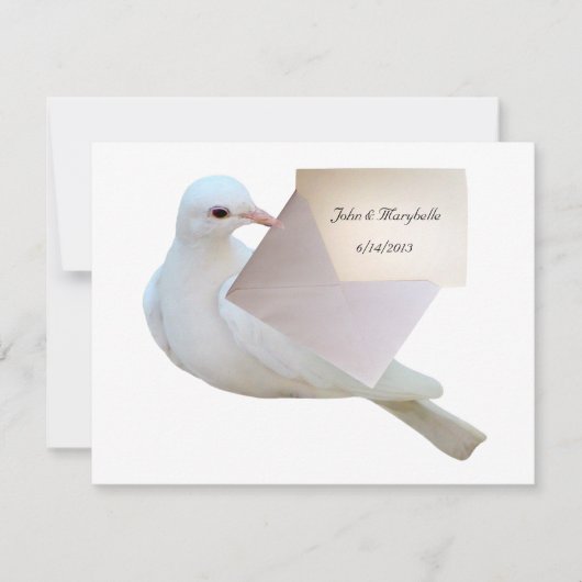 Einladungen zum Dove Letter (Vorderseite)