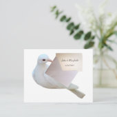 Einladungen zum Dove Letter (Stehend Vorderseite)