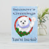 Einladungen zum Eisbären der Saison (Stehend Vorderseite)