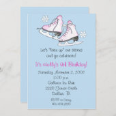 Einladungen zum EisSkate (Vorne/Hinten)